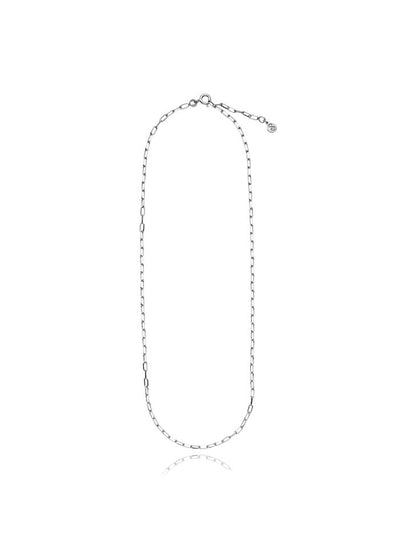 EMMA - NECKLACE Shiny SILVER BASIC