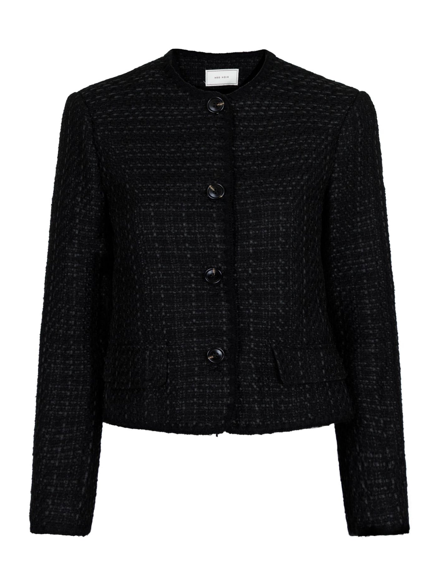 Helina Boucle Jacket Black