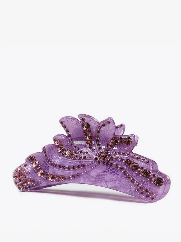 CHLOE HAIRCLAW IN PURPLE