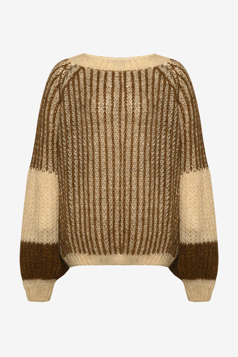 Liana knit sweater Beige/brown