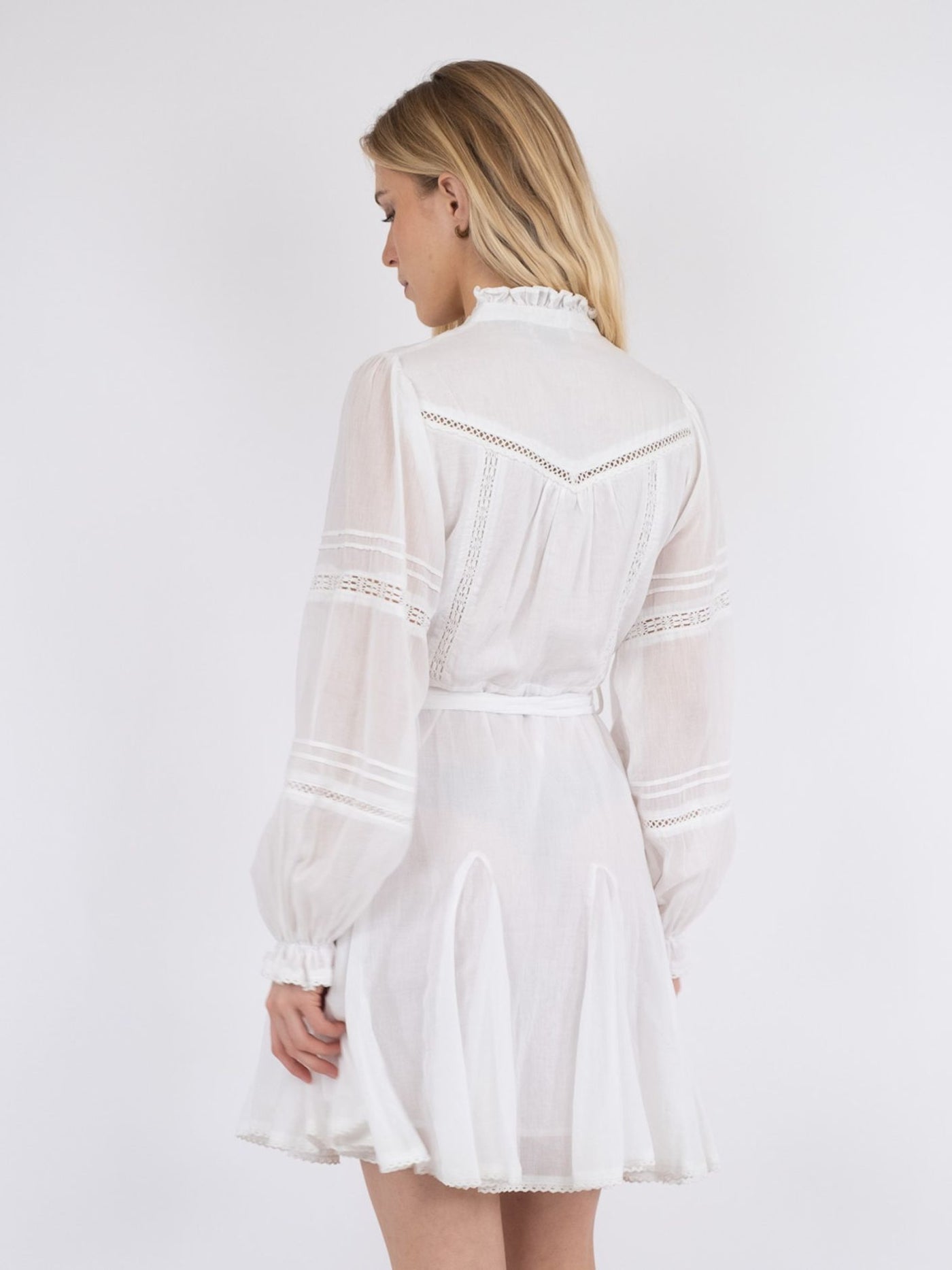 Birgitte S Voile Dress White