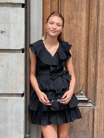 Ramsey Solid Dress Black