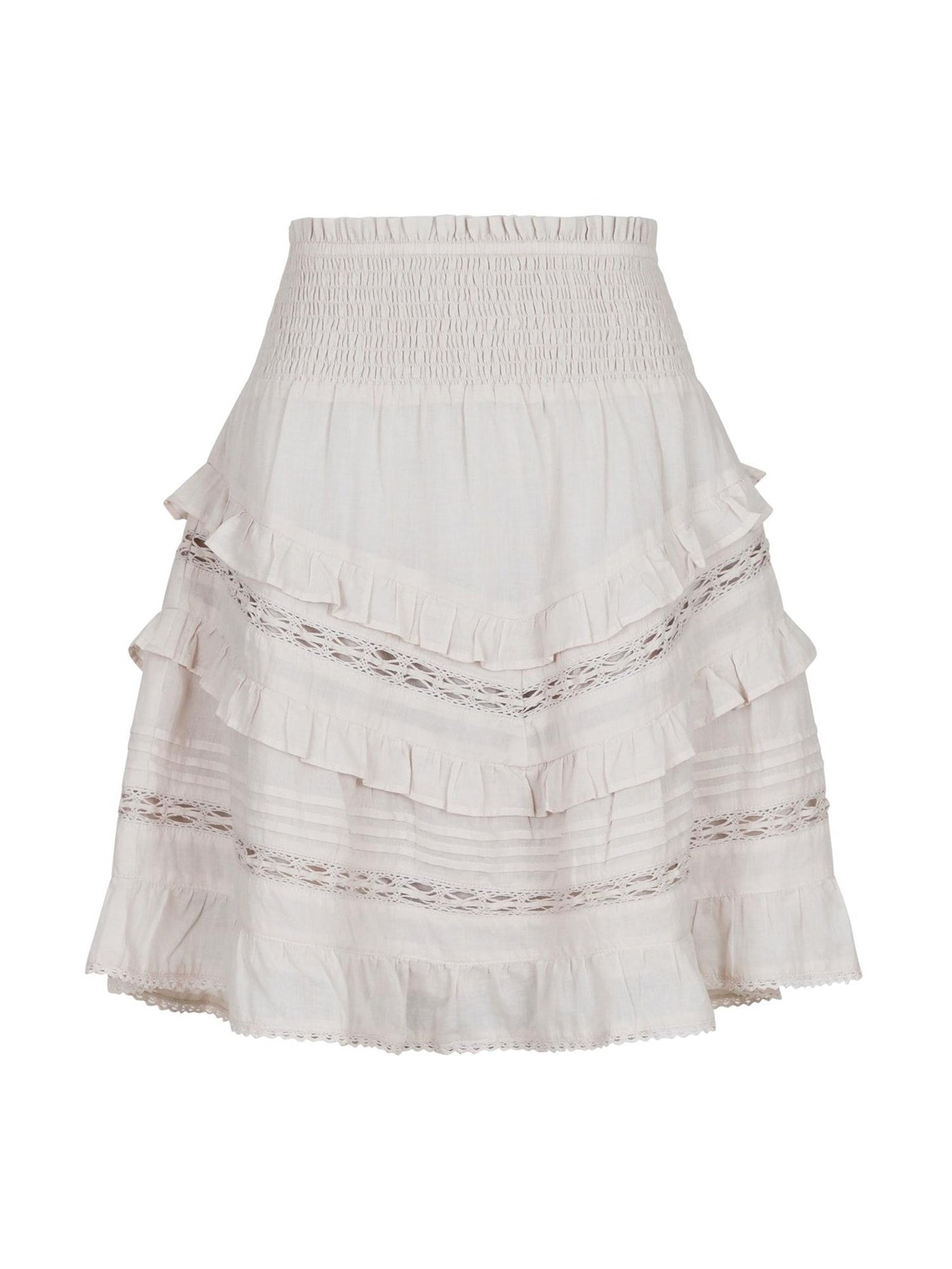 Donna S Voile Skirt Ivory