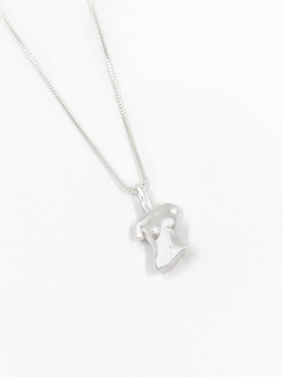 Figure Necklace Silver