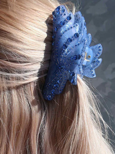 CHLOE HAIRCLAW IN BLUE