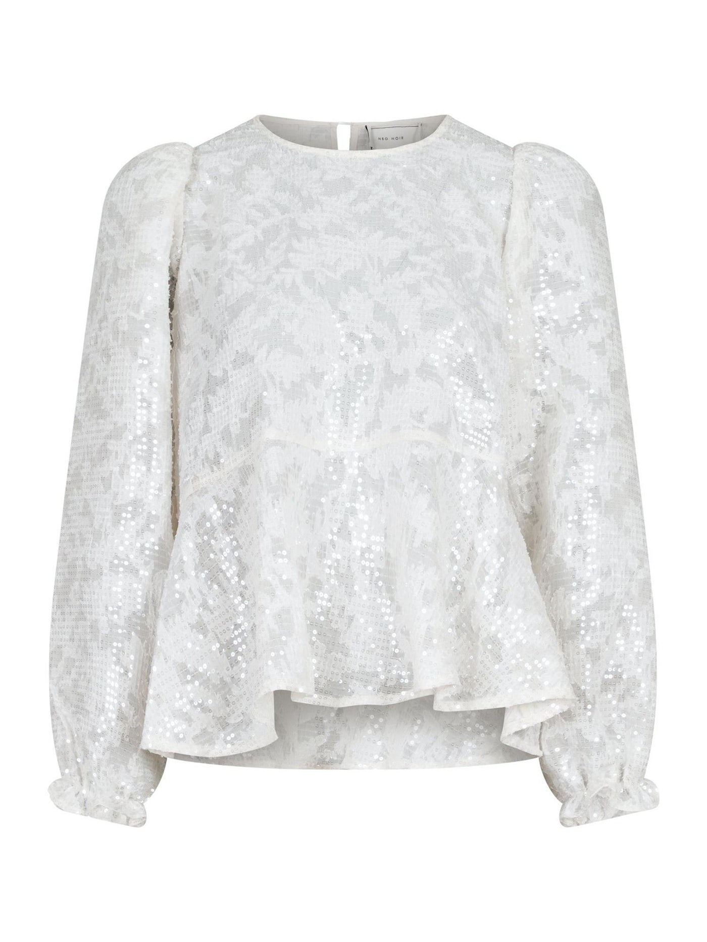 Rizzo Sequins Blouse Ivory