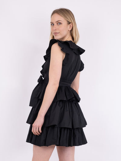 Ramsey Solid Dress Black