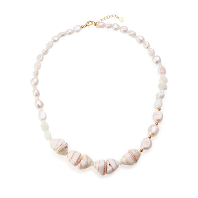 Kora Pearl Necklace Gold-Plated