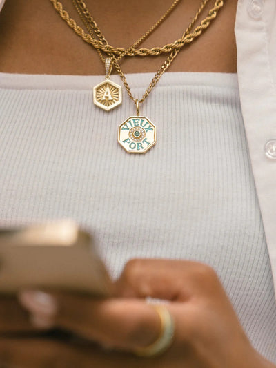 Letter Necklace Gold K