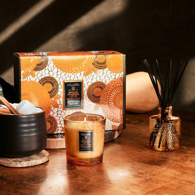 Spiced Pumpkin Latte Demi Candle & Diffuser Duo Set