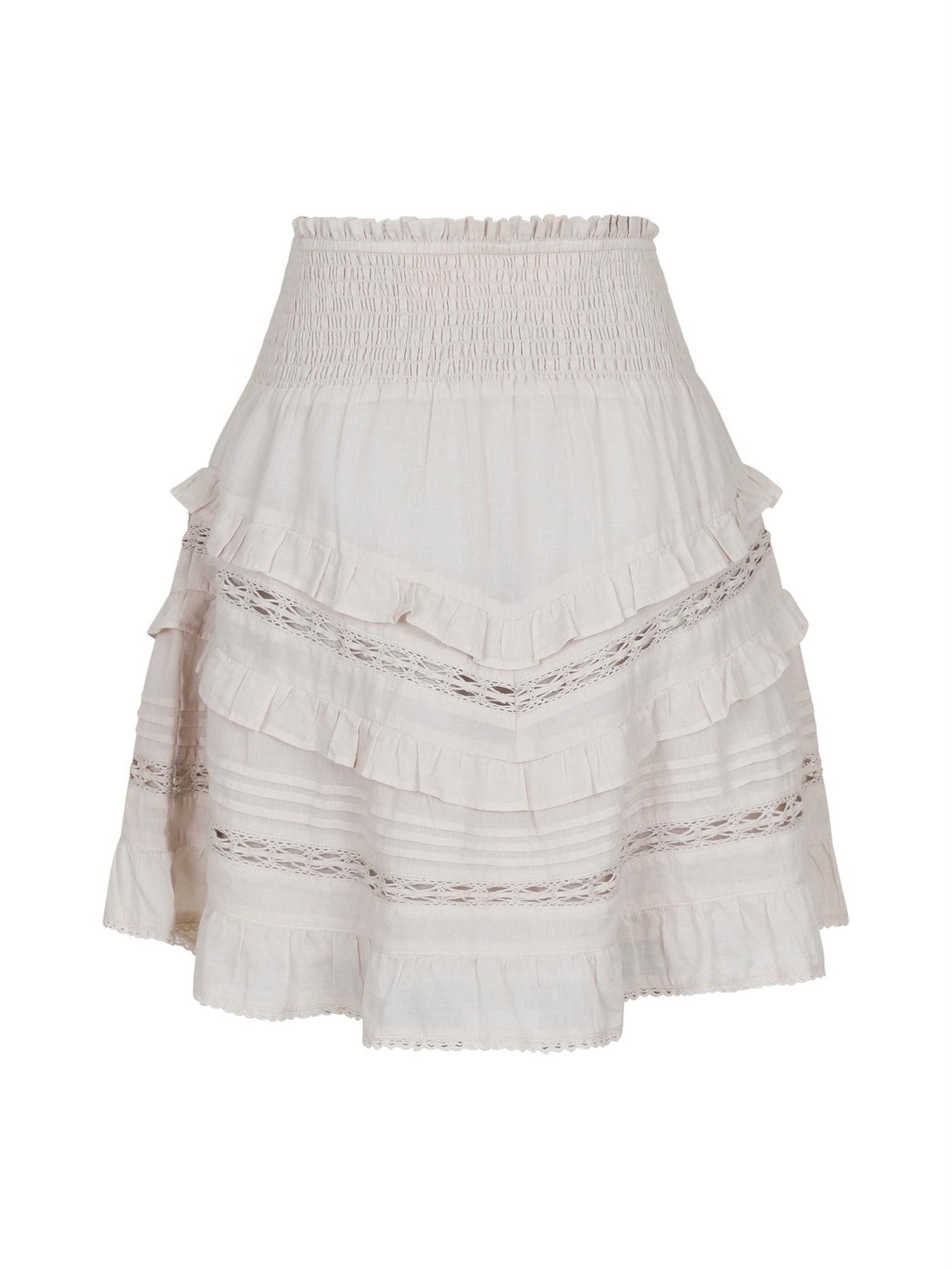 Donna S Voile Skirt Ivory