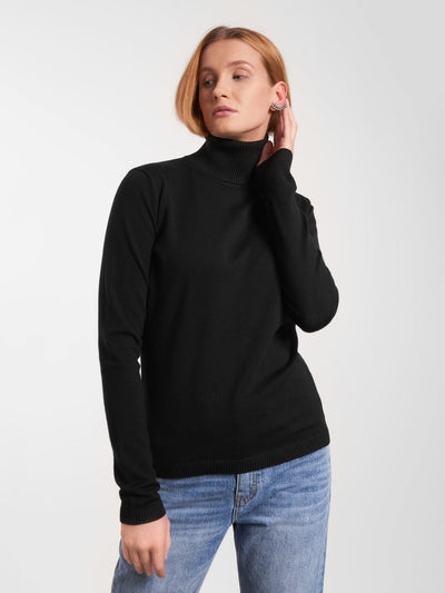 Marla Rollneck Knit Total Eclipse