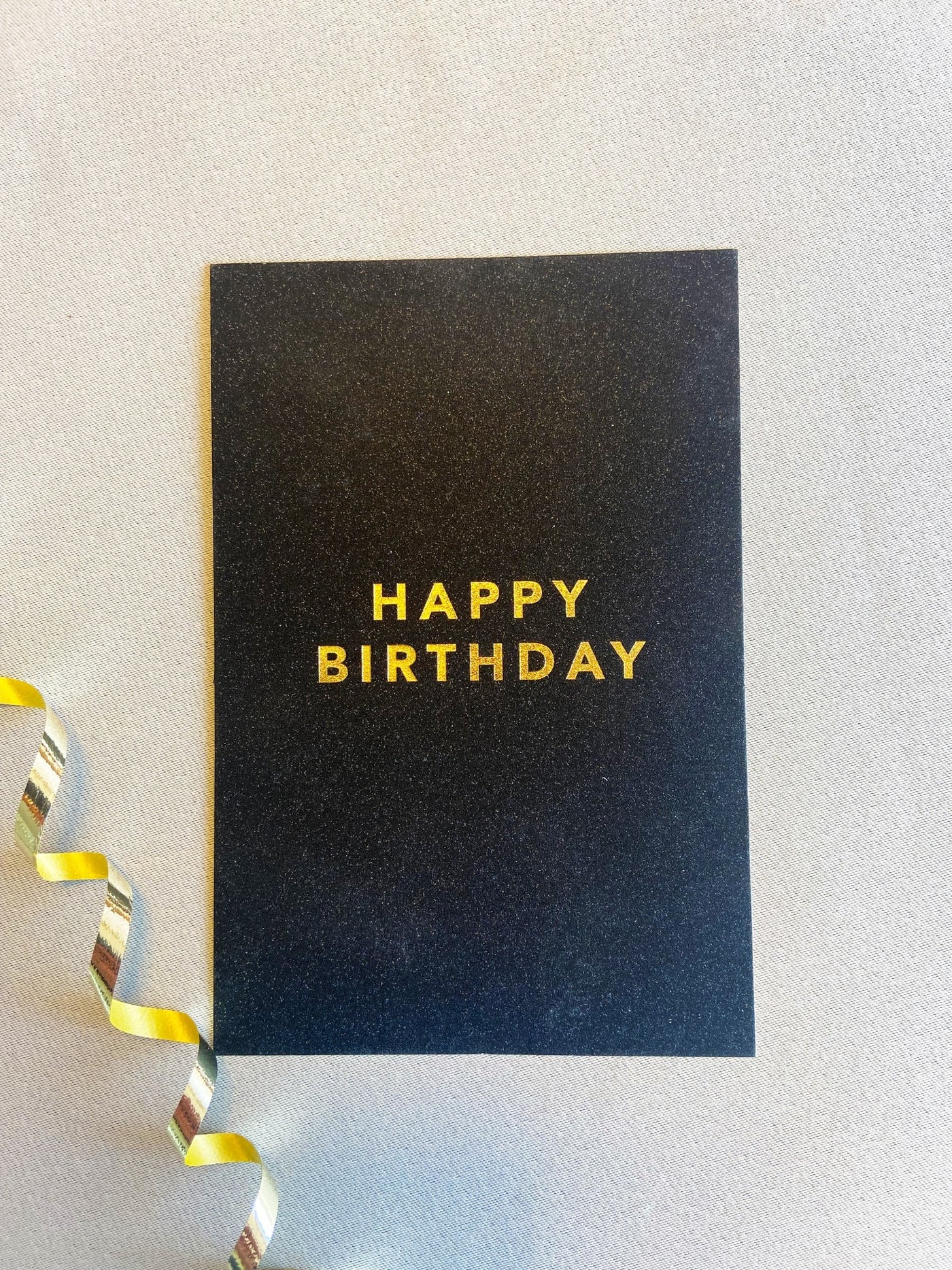 Gratulasjonskort Glitter "Happy Birthday"