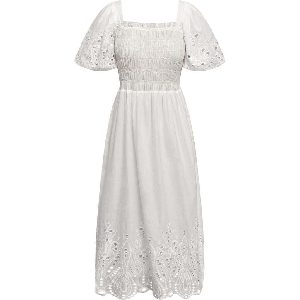 Angela dress white