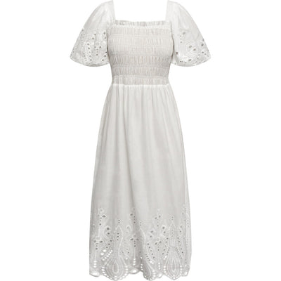 Angela dress white