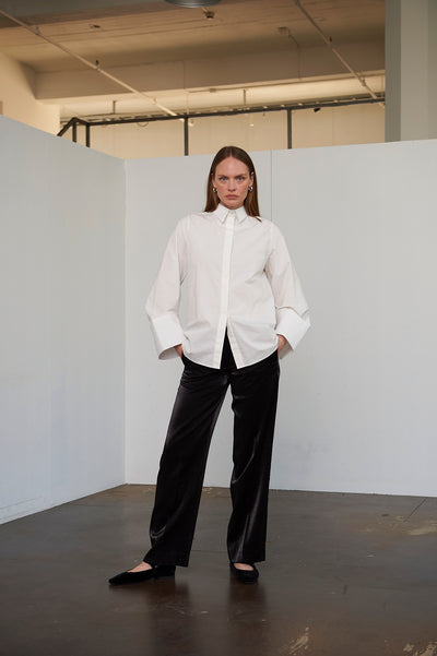 Crimson Crisp Poplin