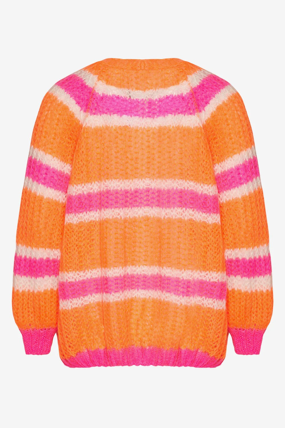 Vera Knit Cardigan Orange/pink