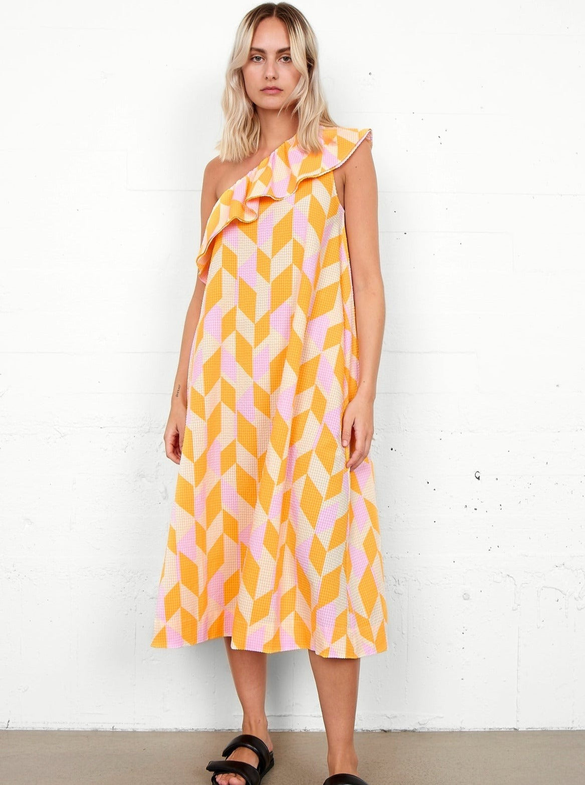Dorit One Shoulder Dress