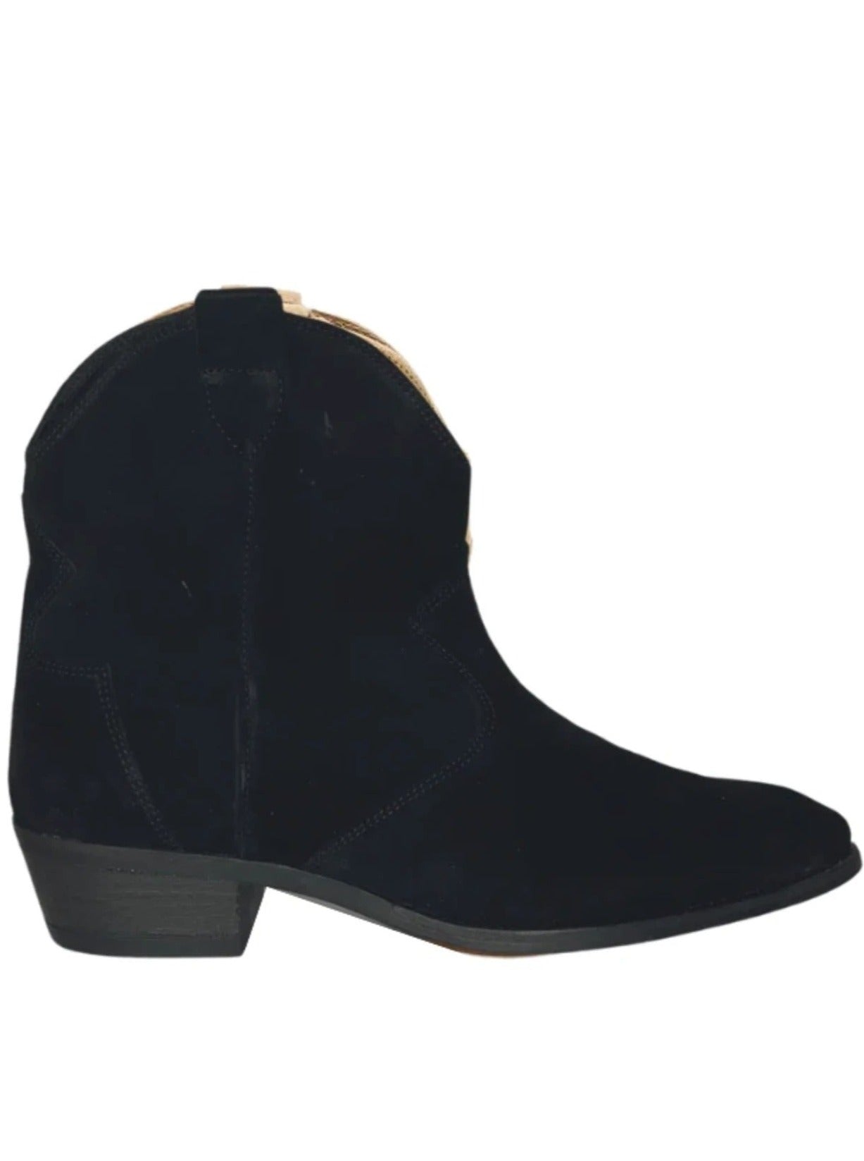 Clarice Boots Black Suede