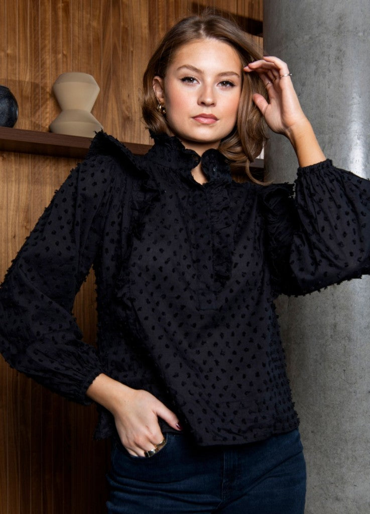 Maya Blouse Day Black