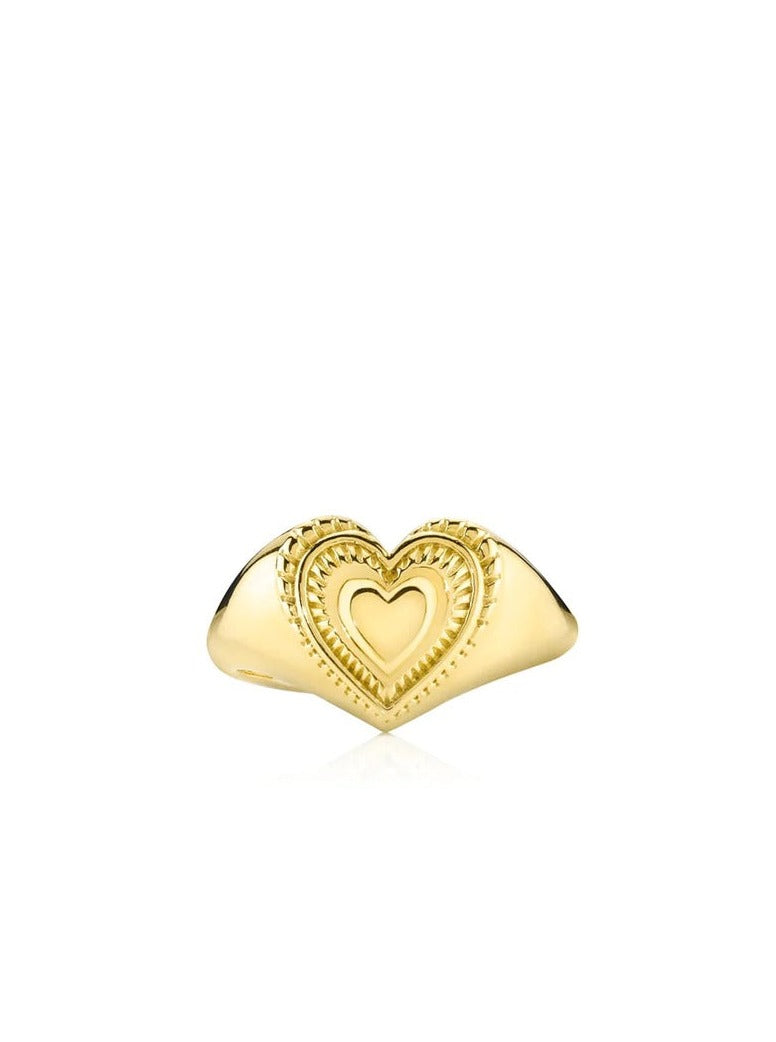 Anne Sofie Krab Ring Gold-plated