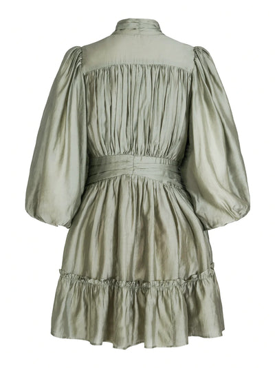 Vanity Dress Short (Dusty Green)