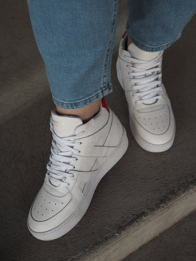 BALLER WHITE RED