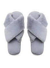 Lou slippers light grey